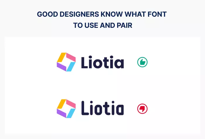 Correct Font Pairing