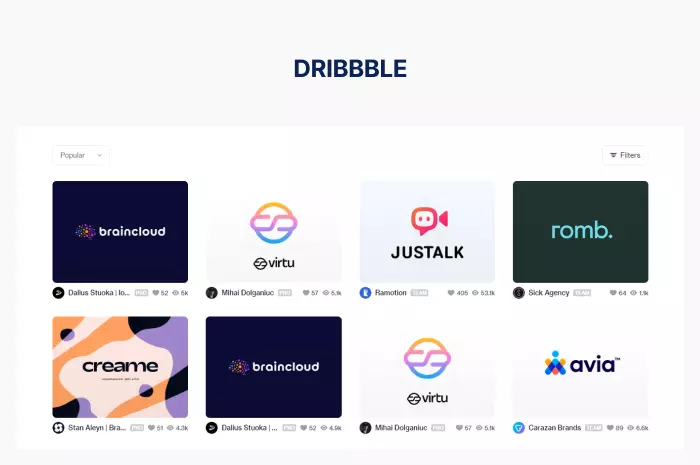 Dribbble Preview