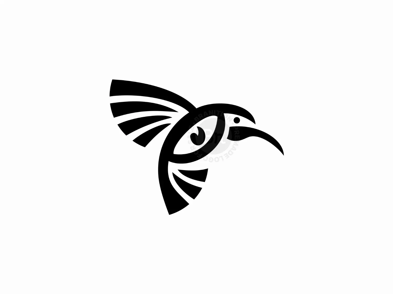 Hummingbird With Eye Logo