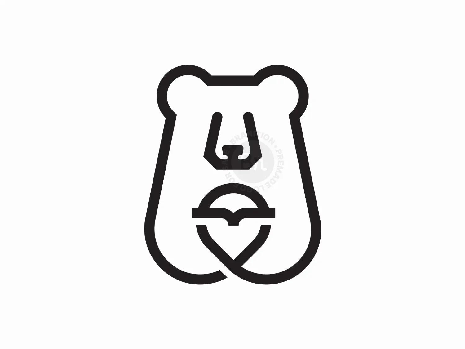 Bear With Owl Logo