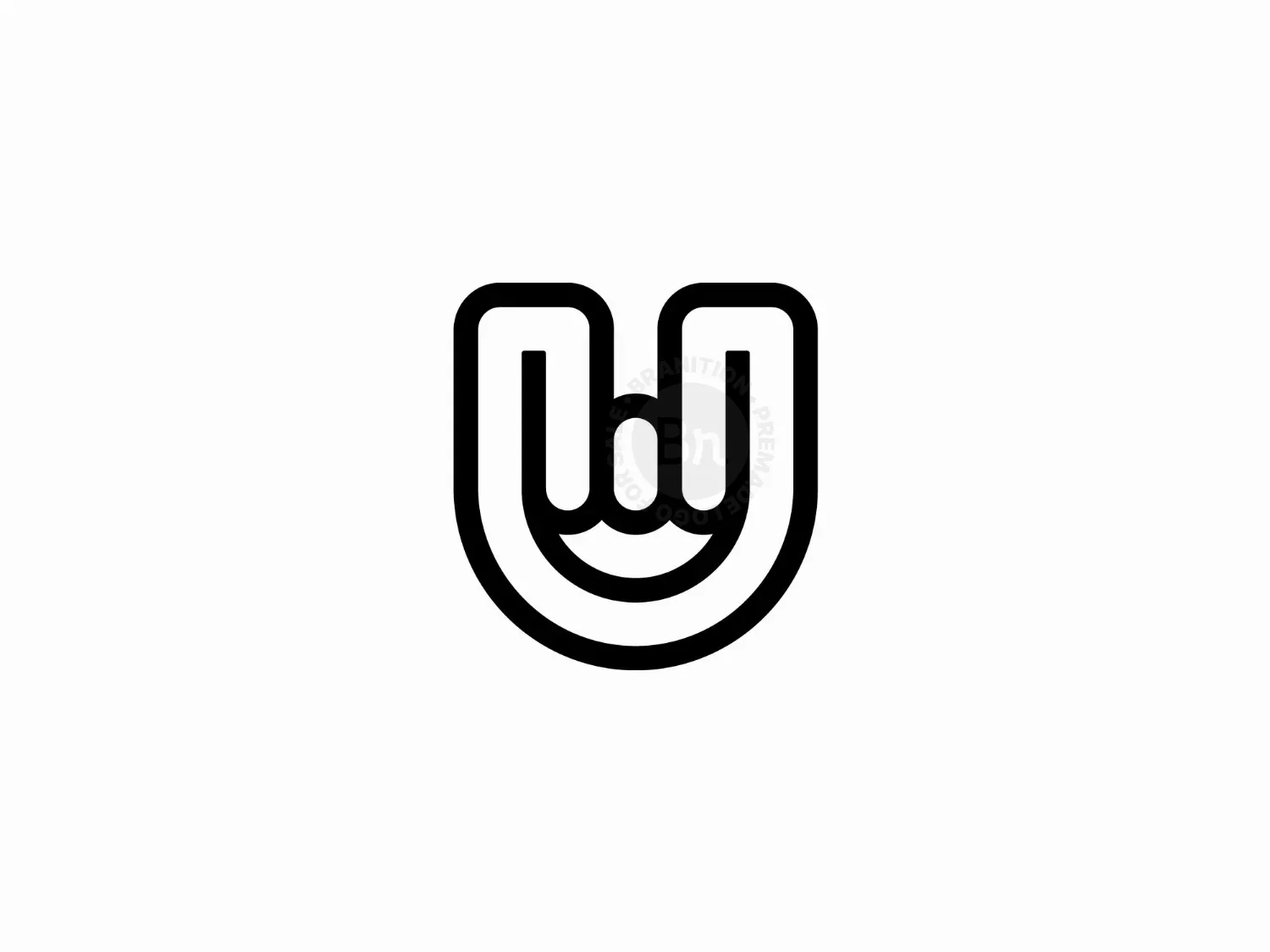 Wu Or Uw Monogram Logo