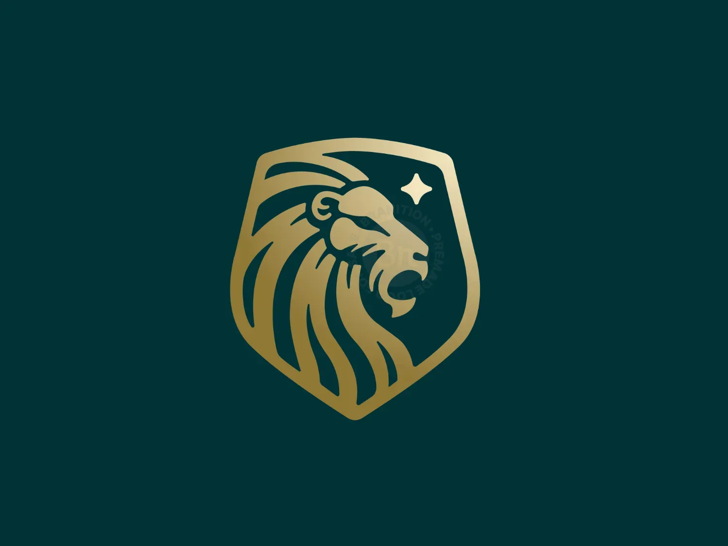 Lion Shield Logo