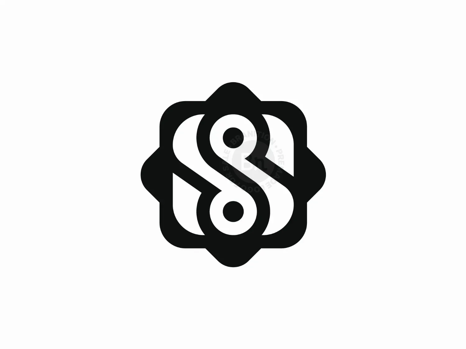 Letter S Geometric Logo
