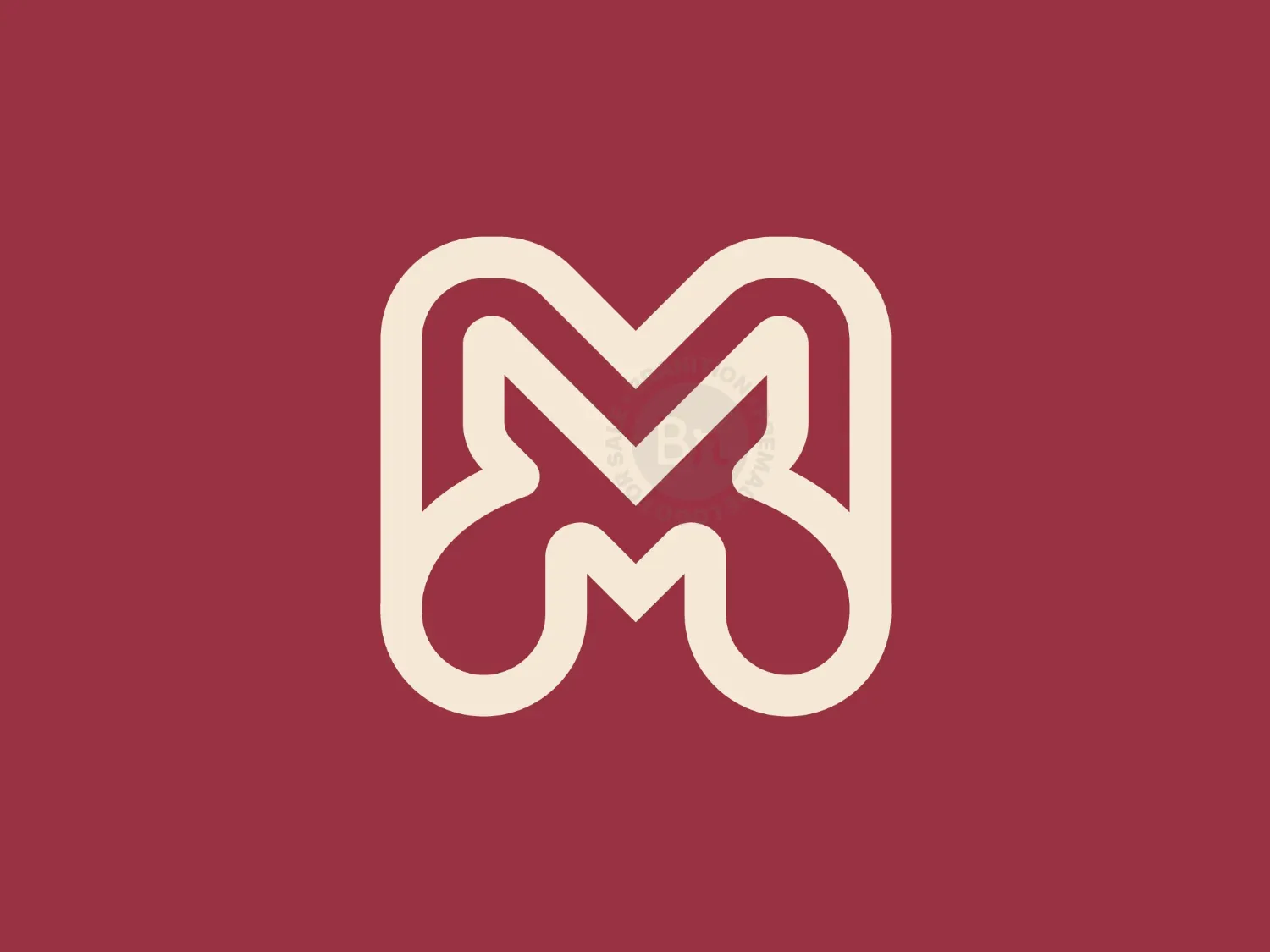 Stylish Triple M Logo