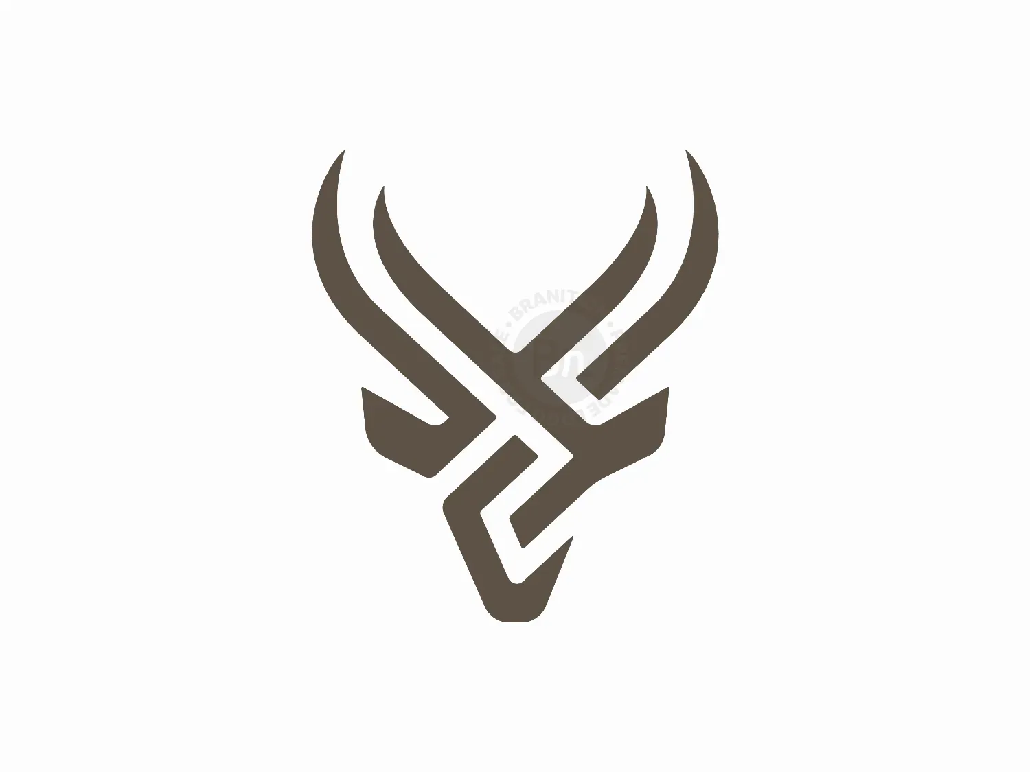 Futuristic Deer Logo