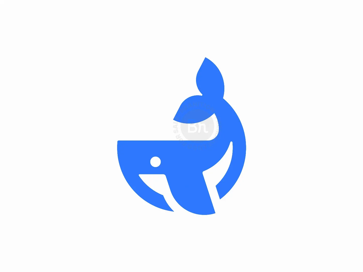 Iconic Whale Logo