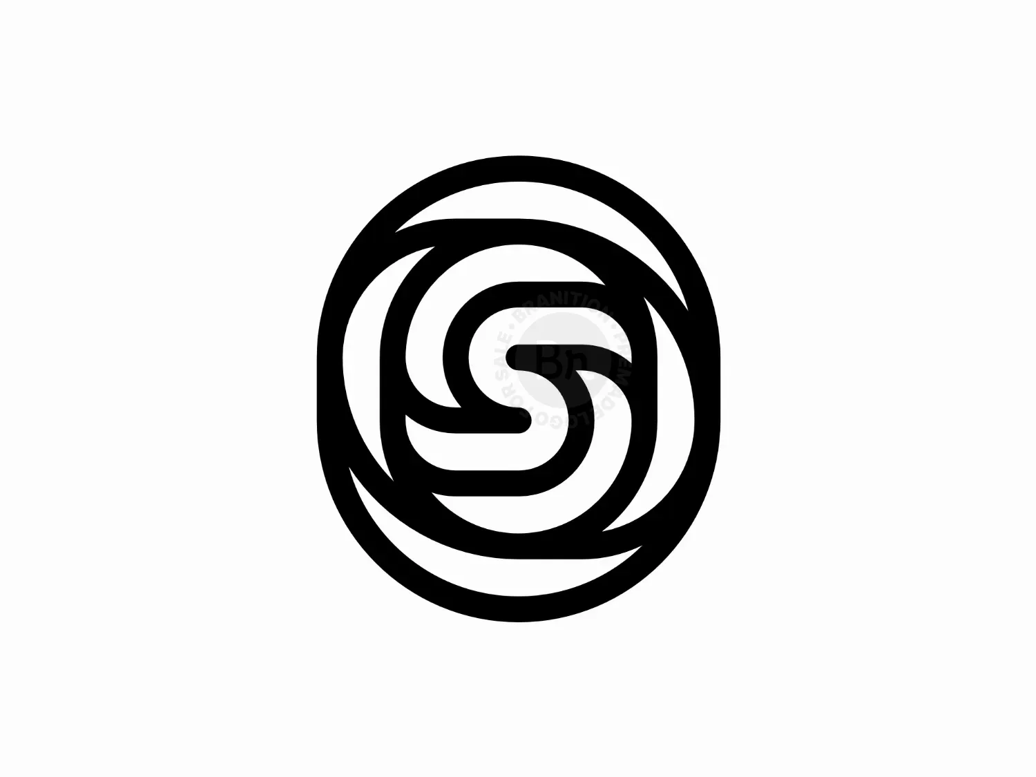 Modern Letter S Spiral Logo