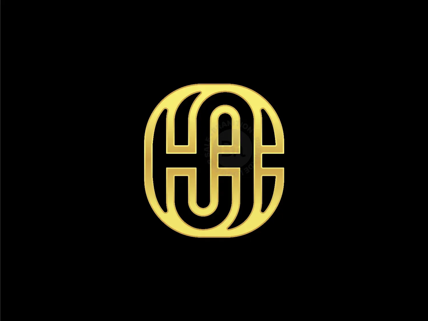 Letter CHA CAH Logo