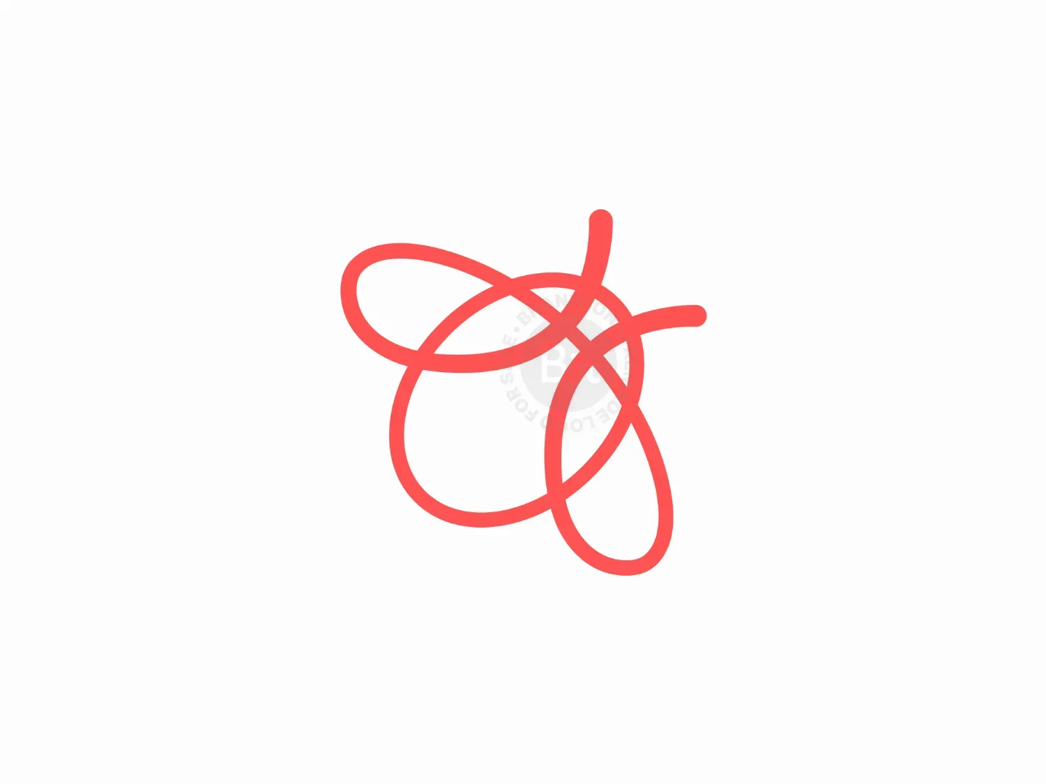 Lineart Bug Logo