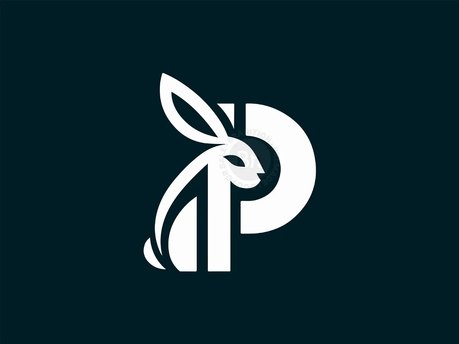 modern letter p logo logo 26