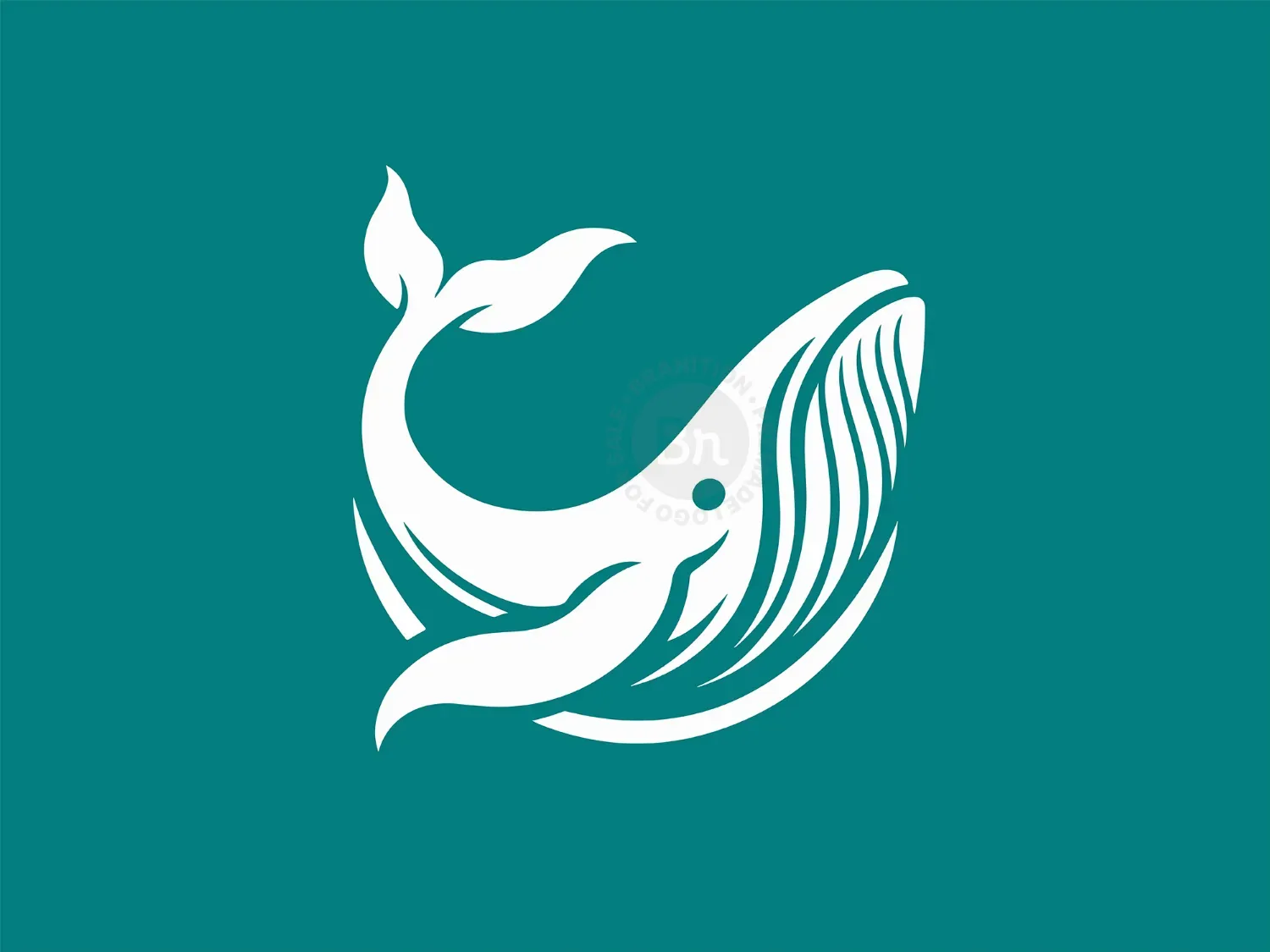 Modern And Elegant Whale Logo