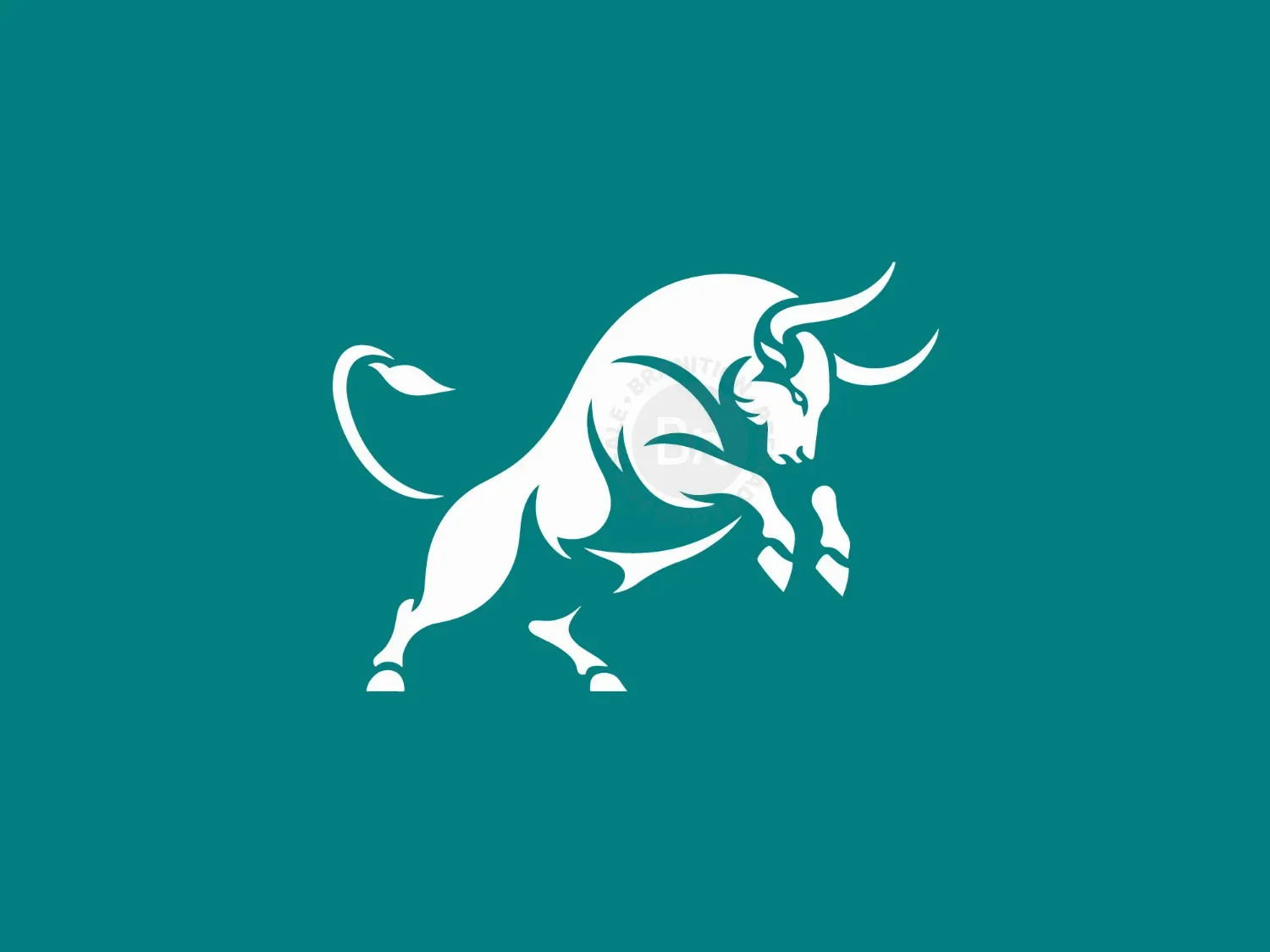 Modern And Elegant Bull Logo