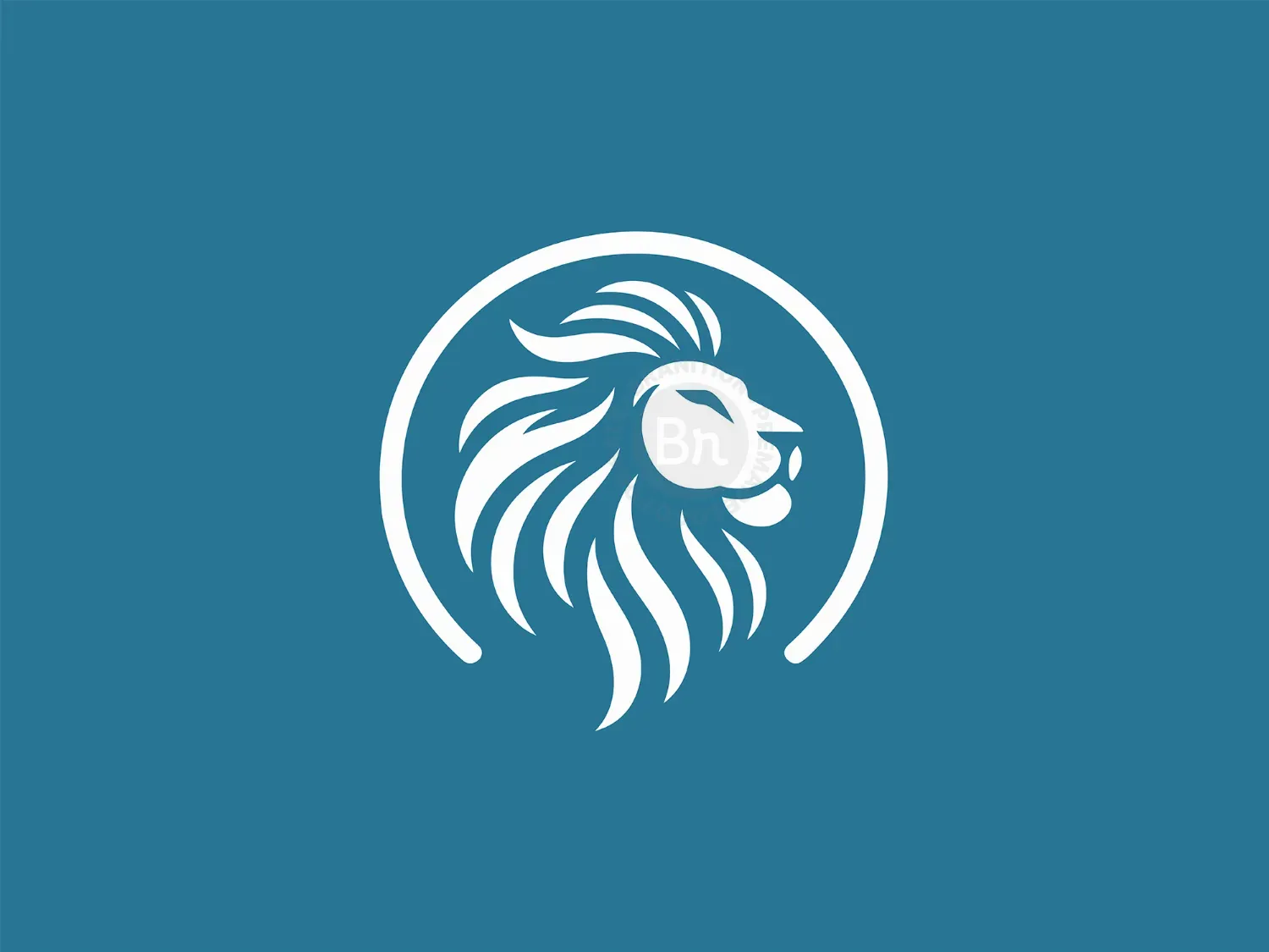 Modern And Elegant Lion Head Logo