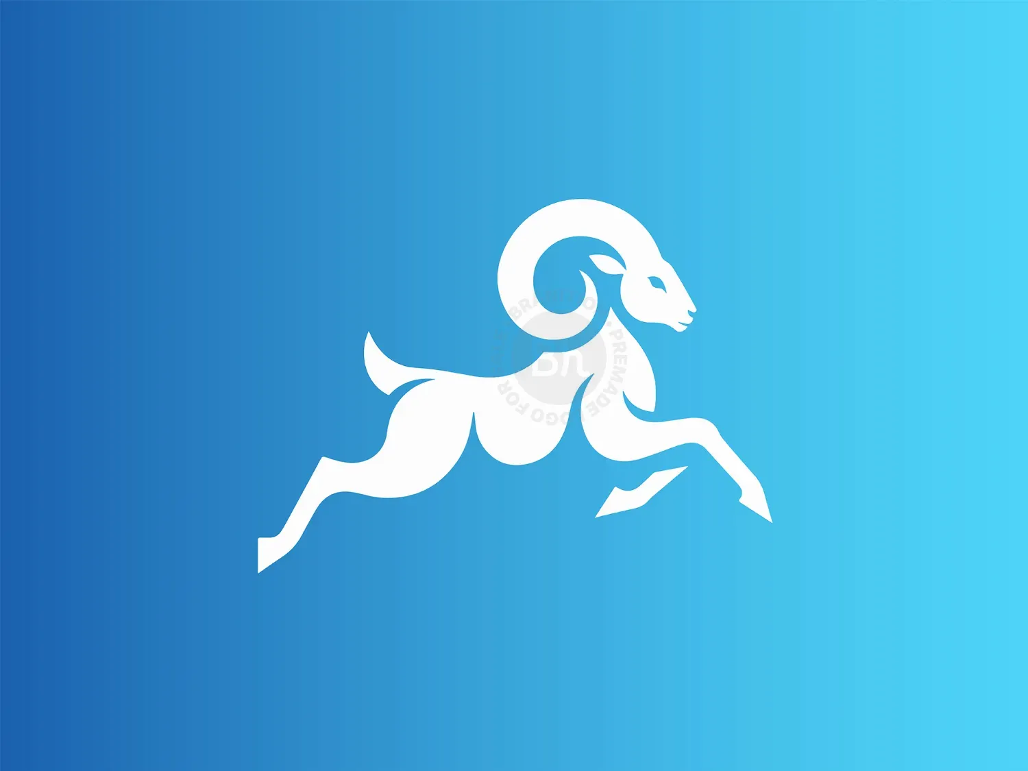 Elegant And Modern Ram Logo