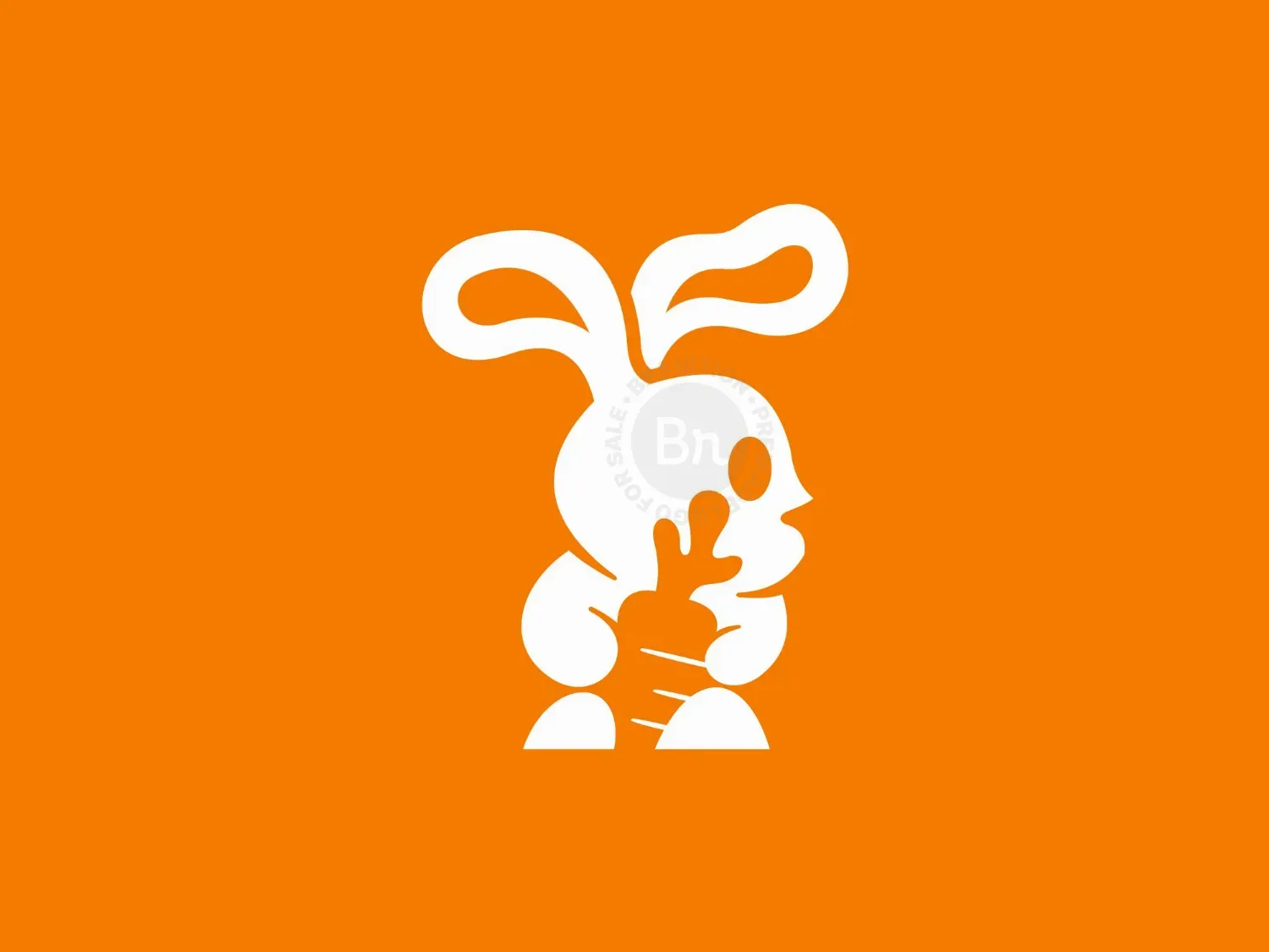 Rabbit Carrot Logo