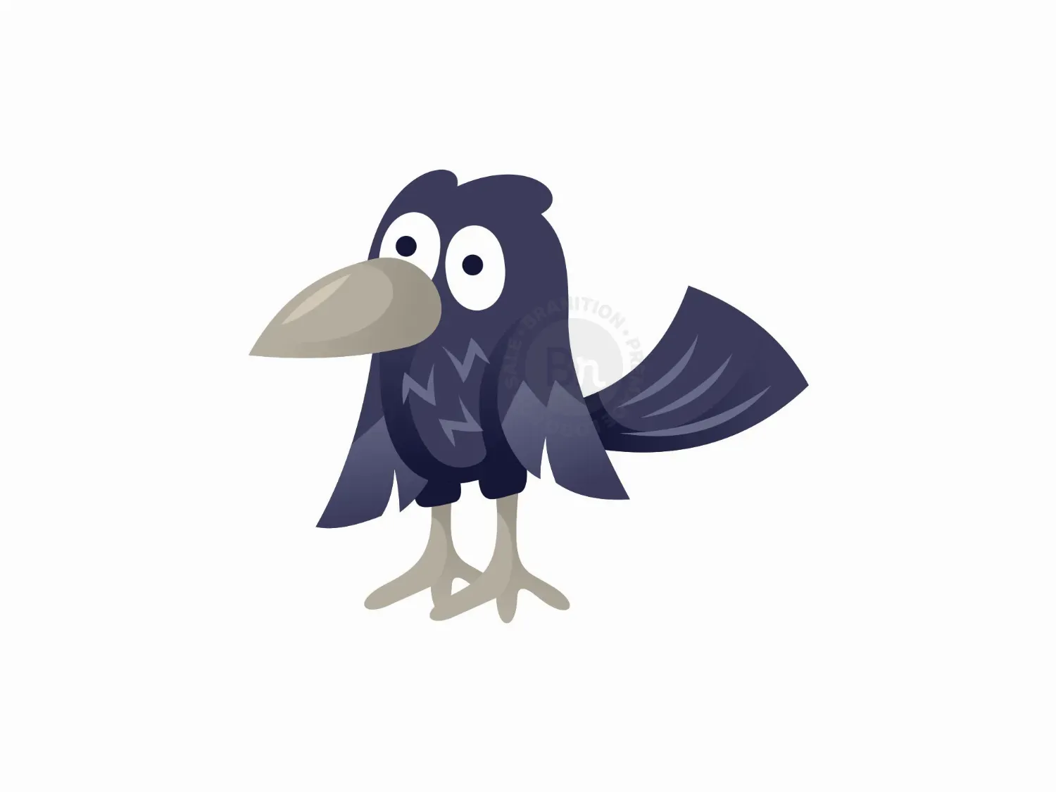 Funny Raven Logo