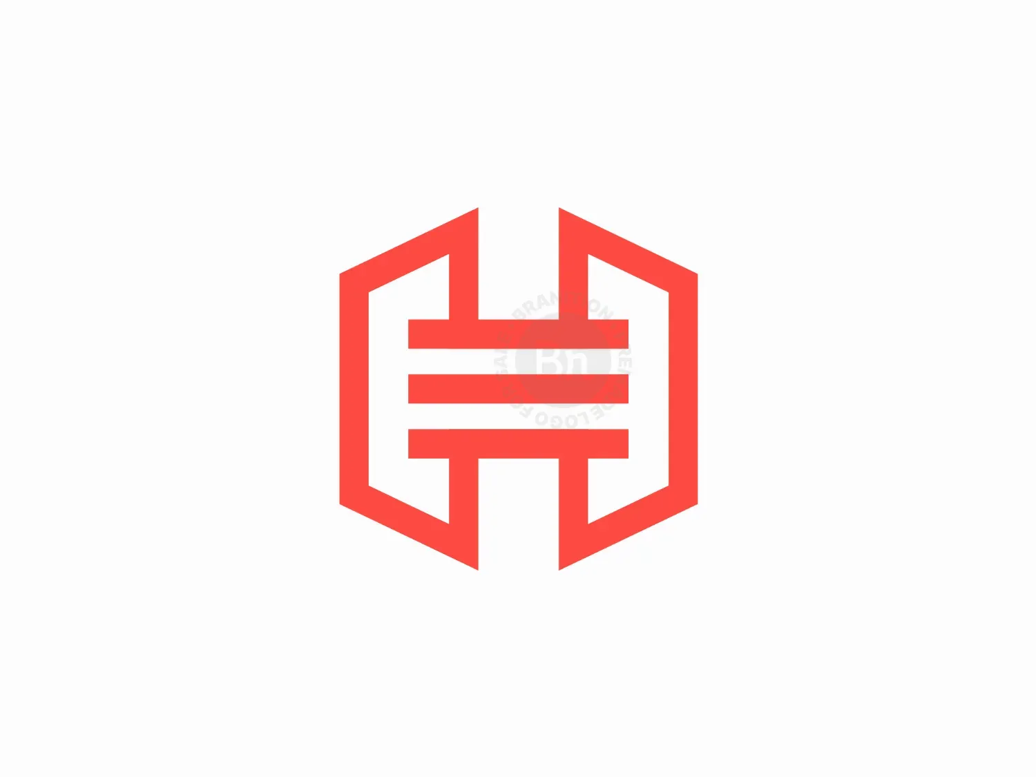 h letter minimalism logo 2