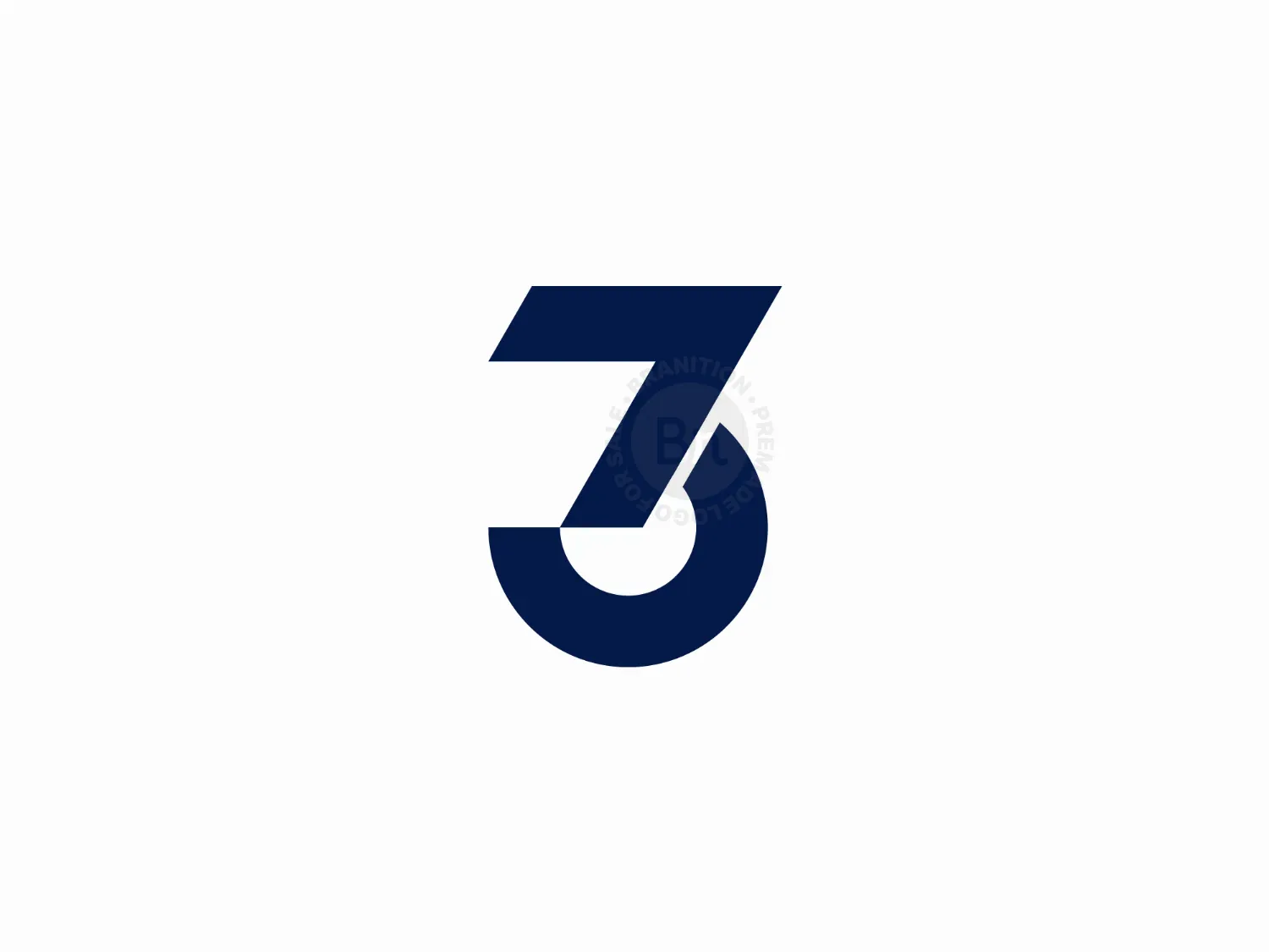 7 And 3 Number Logo