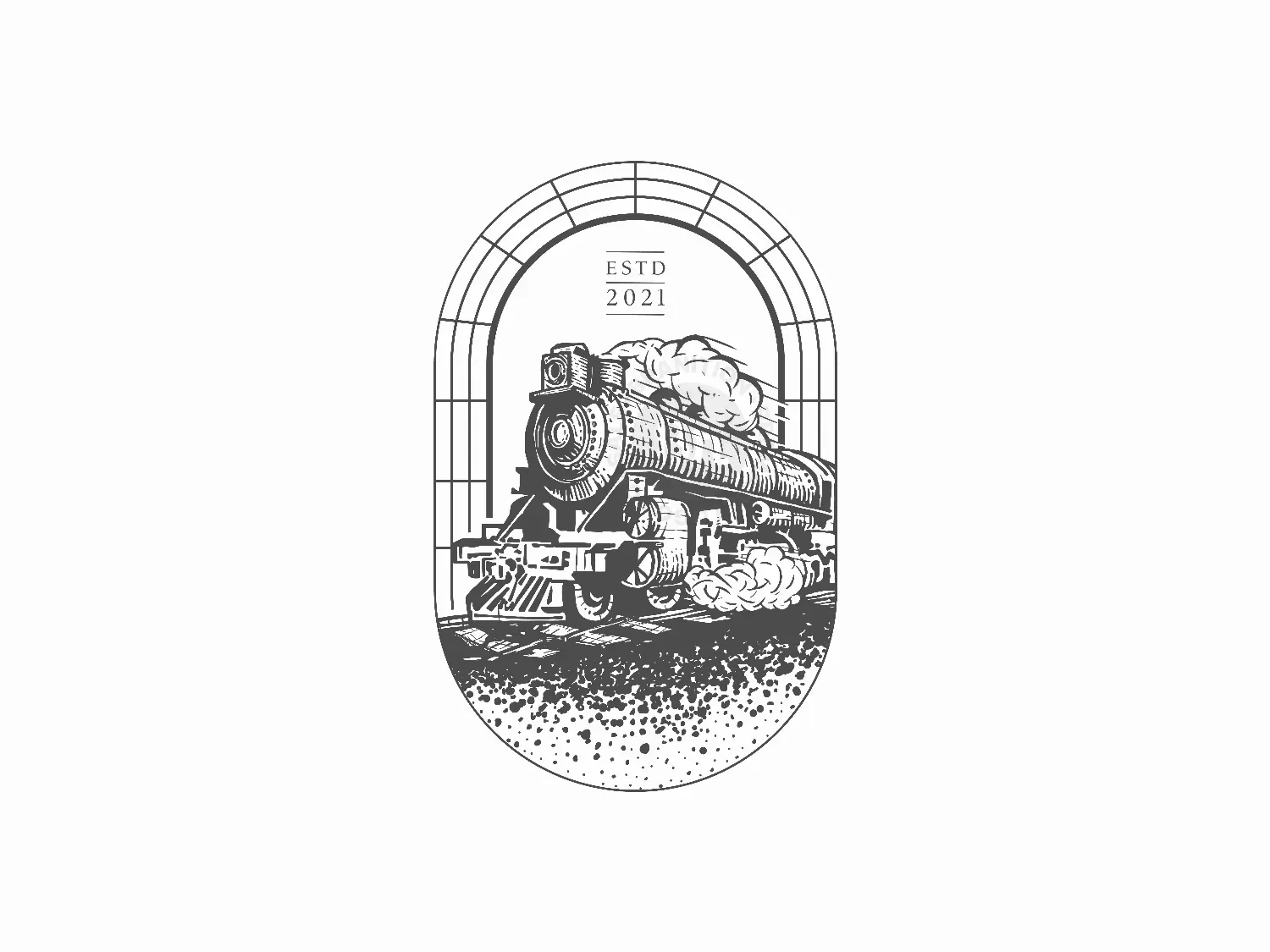 Classic Train Logo