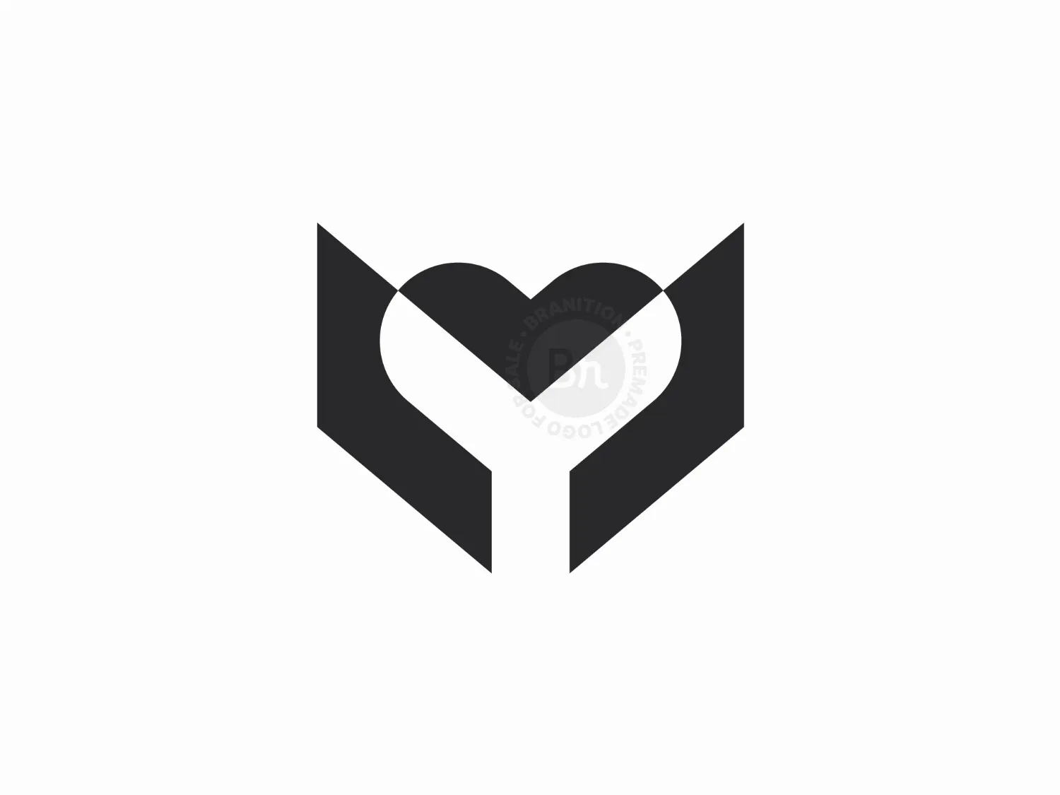 Letter Y Love Logo