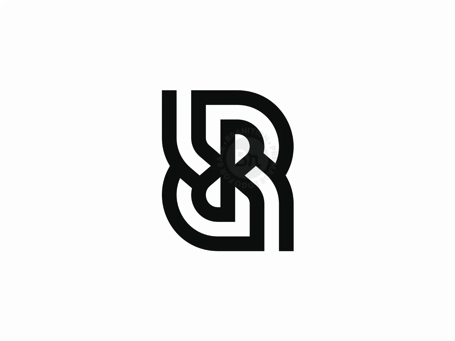 Ambigram Letter Rr Logo