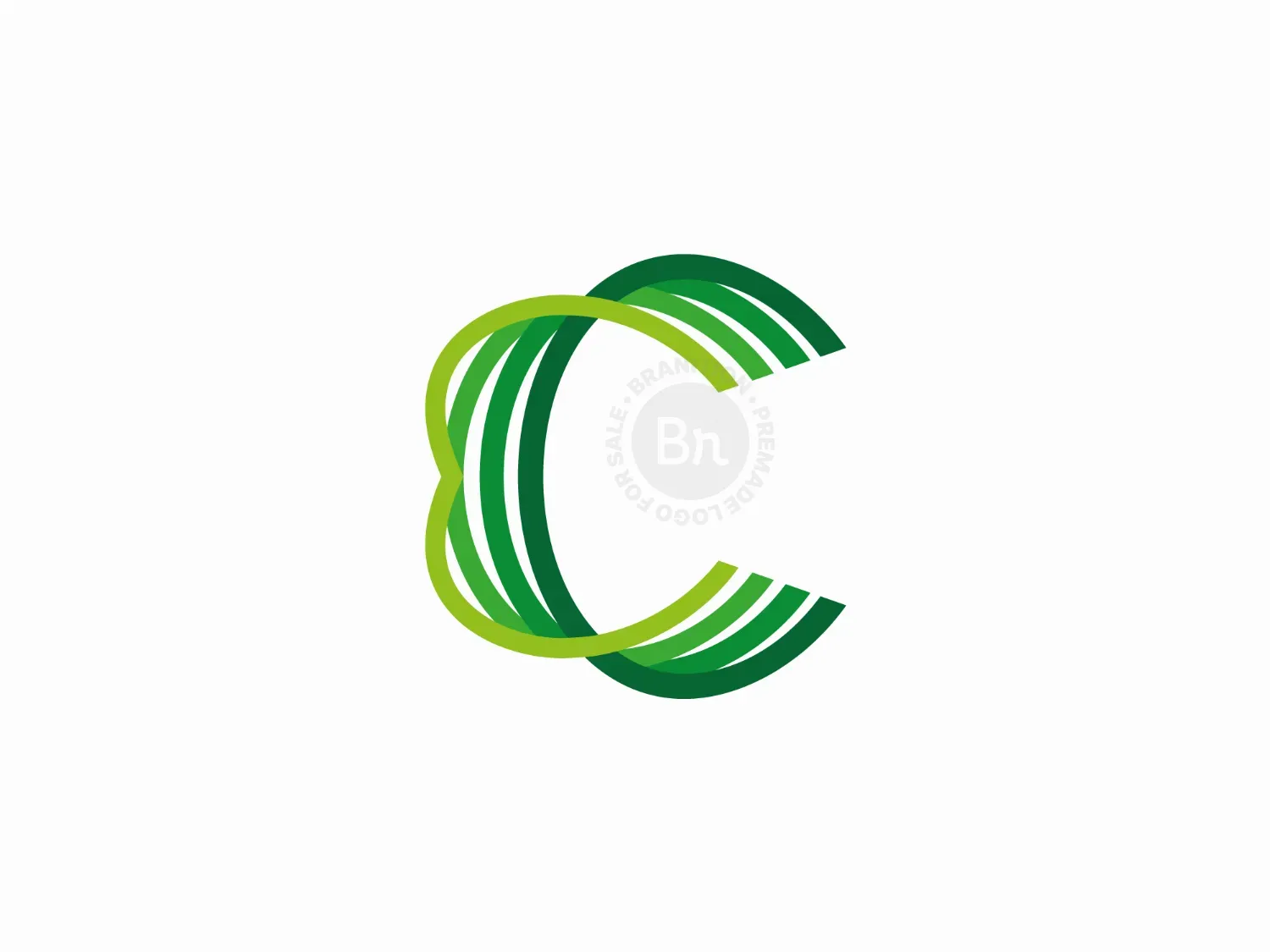 Letter C Love Logo