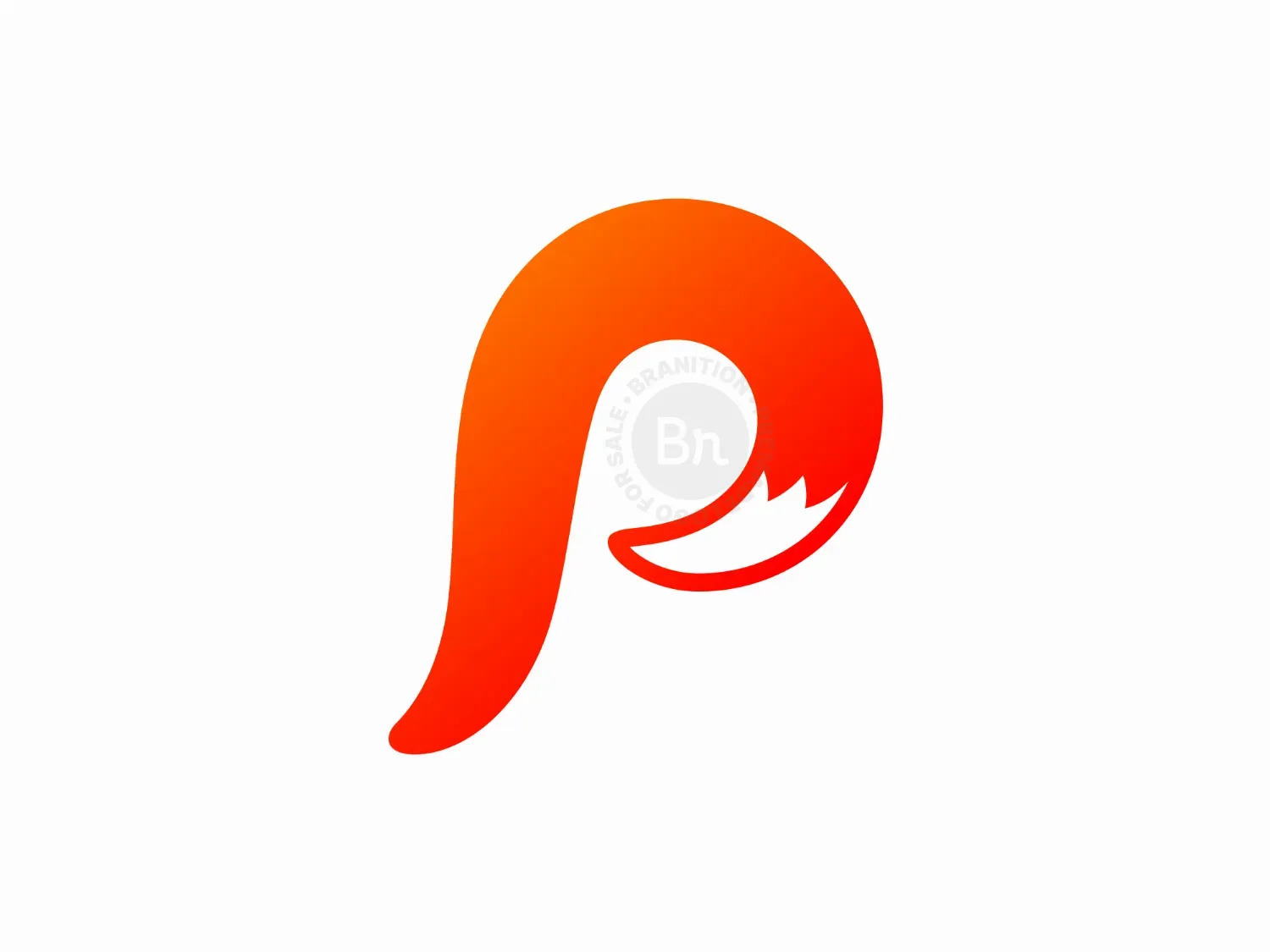 modern letter p logo logo 17