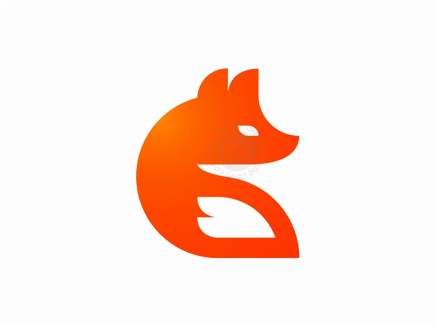 modern fox logo logo 35