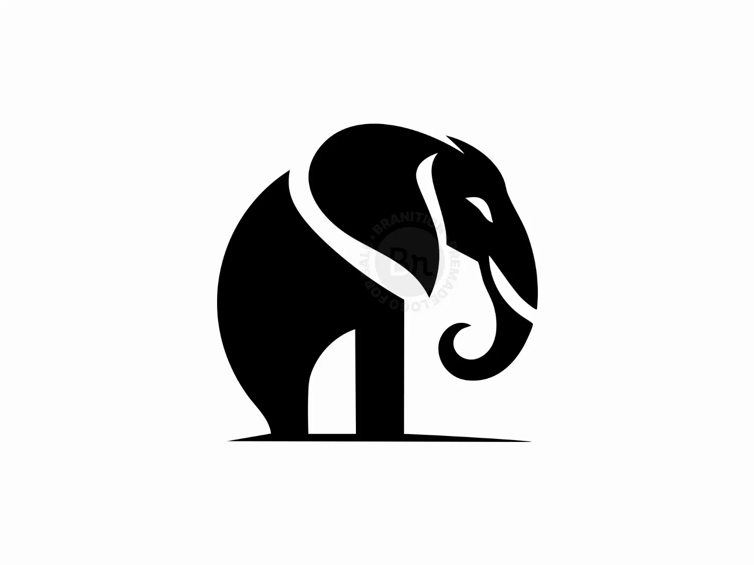 Modern And Elegant Elephant Logo