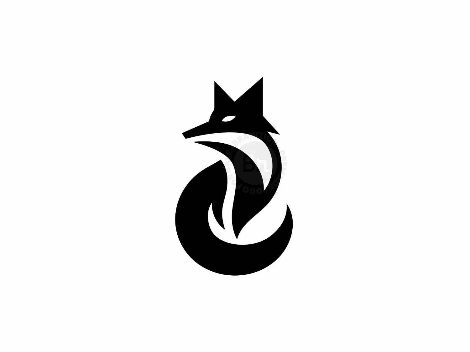 Abstract And Modern Fox Logo