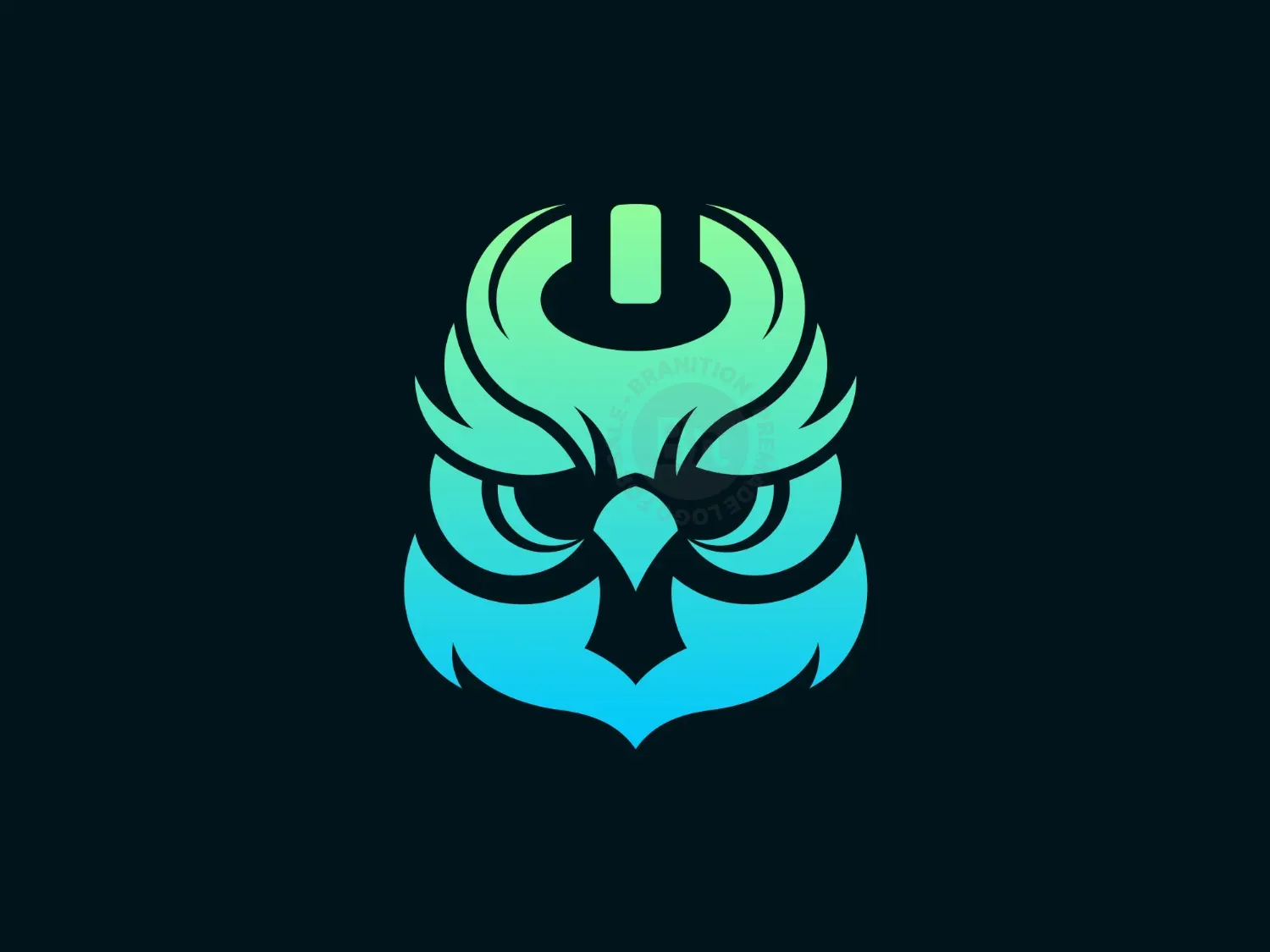 Owl Power Button Logo