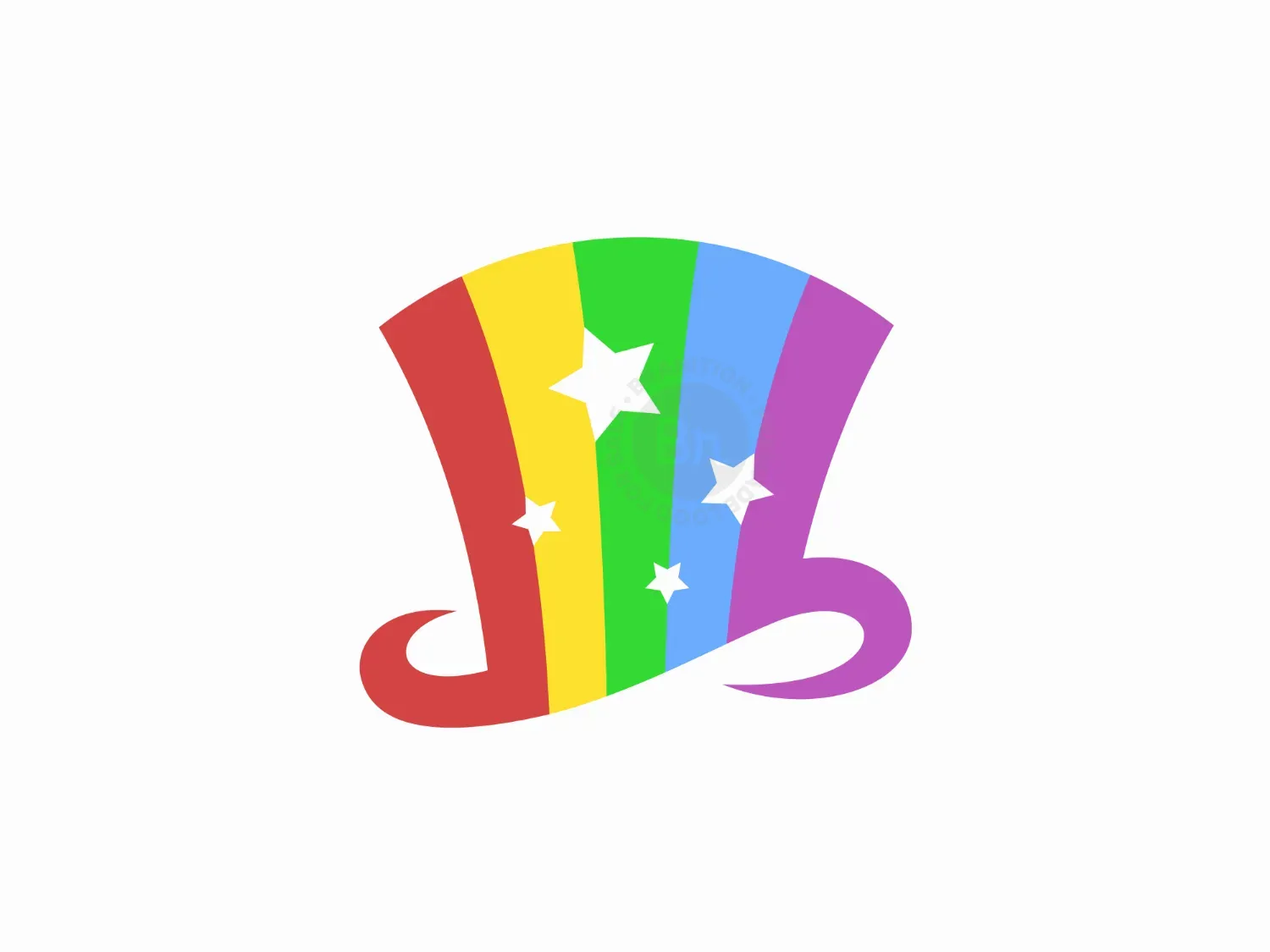 Top Hat Rainbow Magician Logo