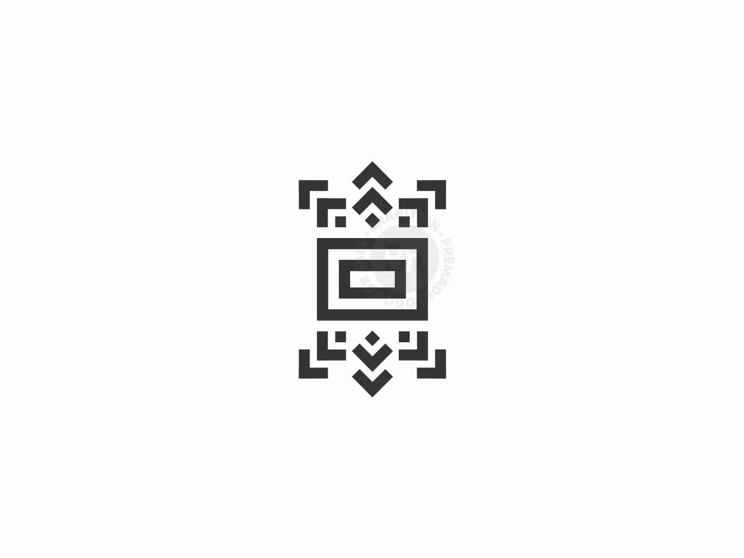 Geometric Tribal-Inspired Logo