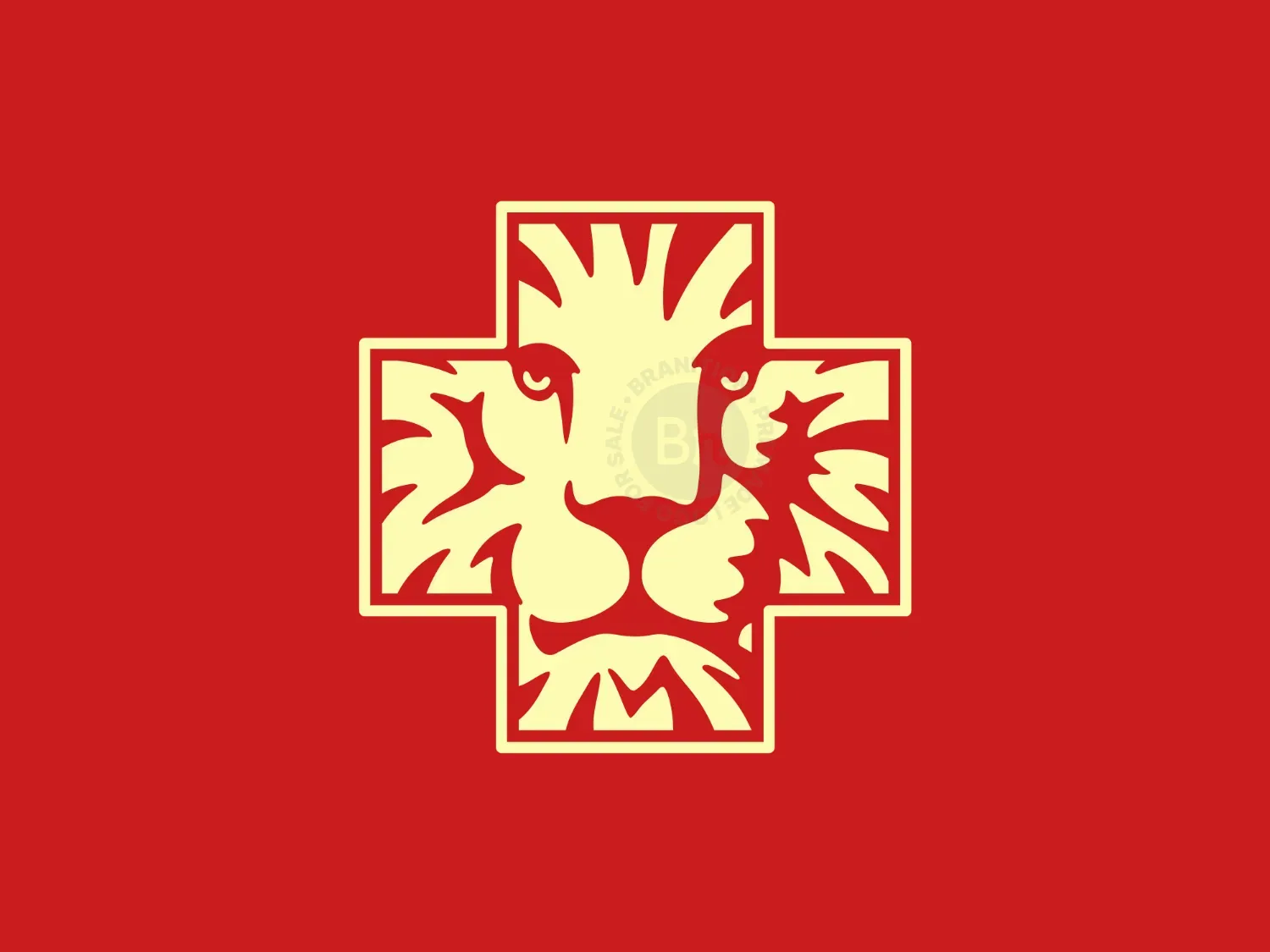 Lion Medical Healthcare Cross Logo