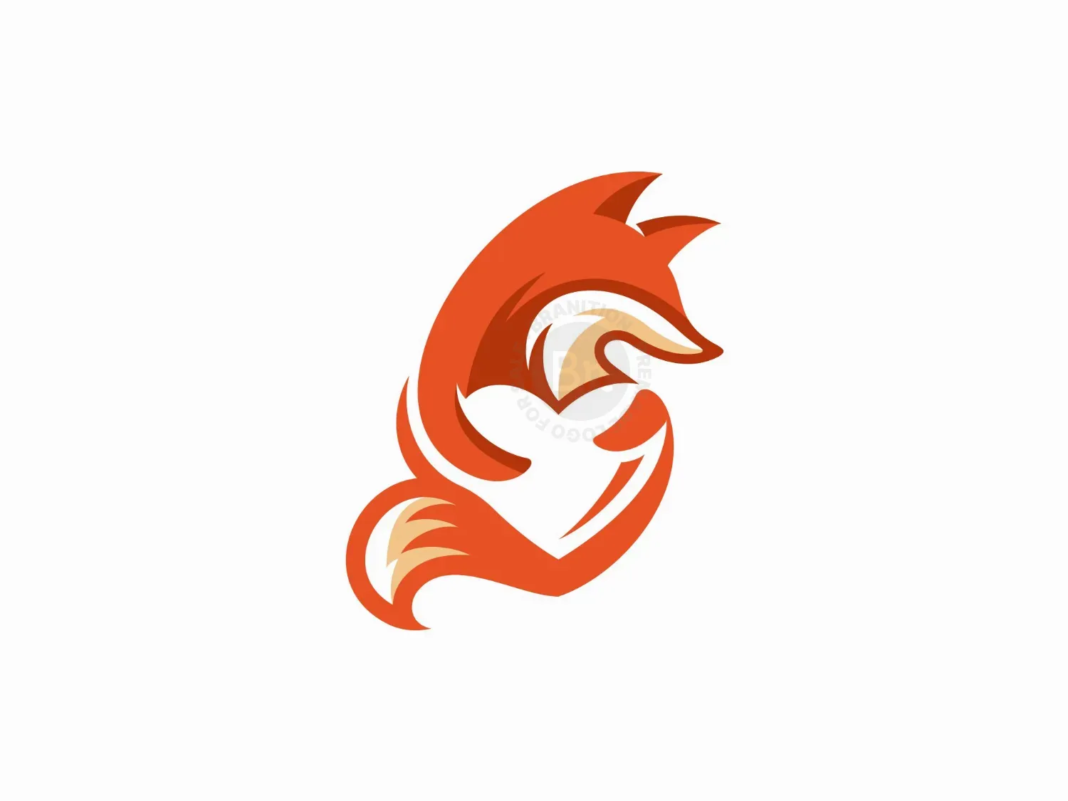 abstract fox logo logo 24