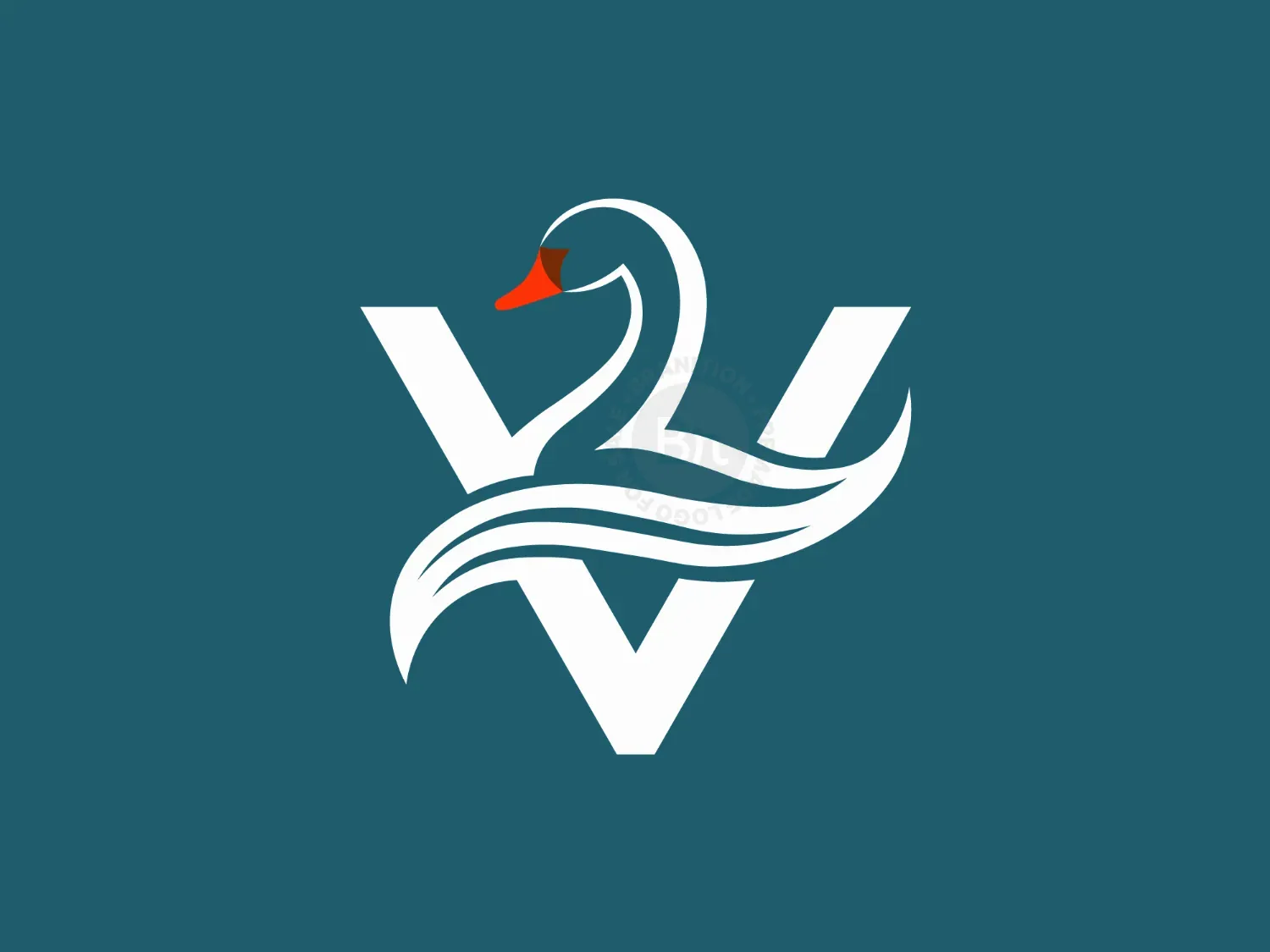 Dynamic Swan Letter V