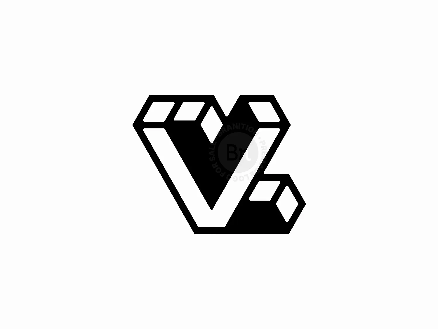 Letter VL LV Logo