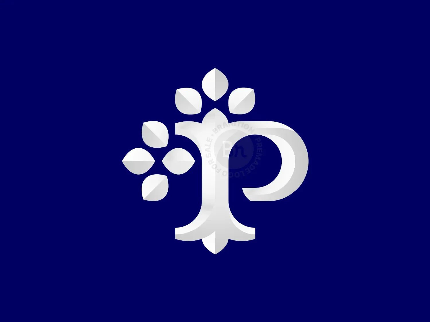 Prosperous FLoral Tree P Logo