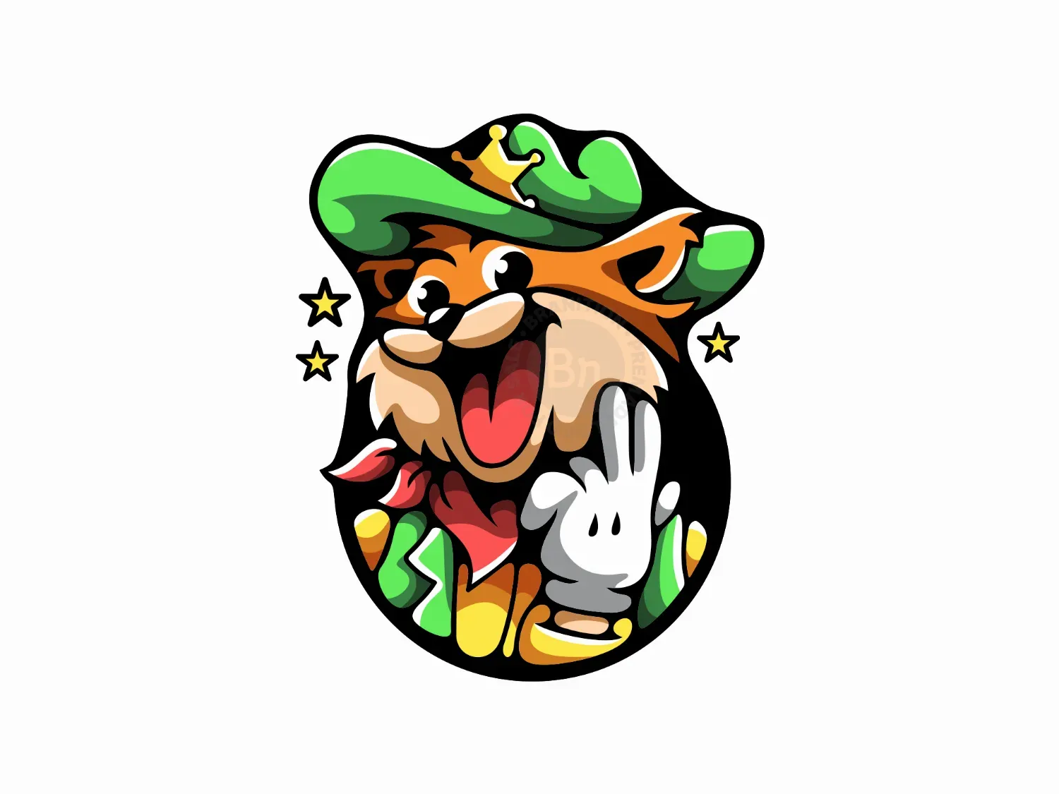 Sheriff Security Cute Mascot Logo