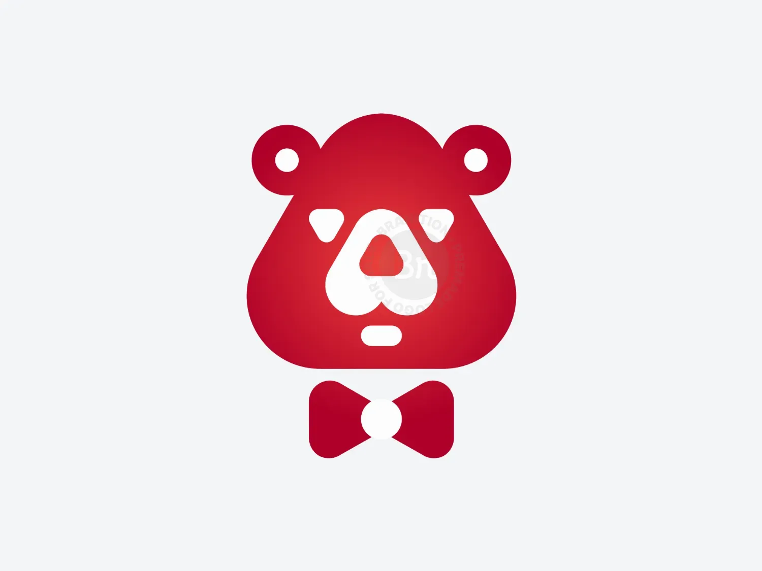 Geometric Red Bear