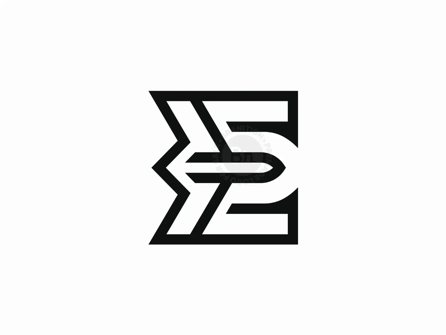 Stylish Letter E Logo