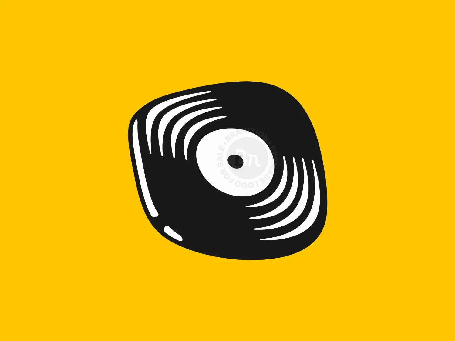 Warped Records Vinyl Music Disc Logo