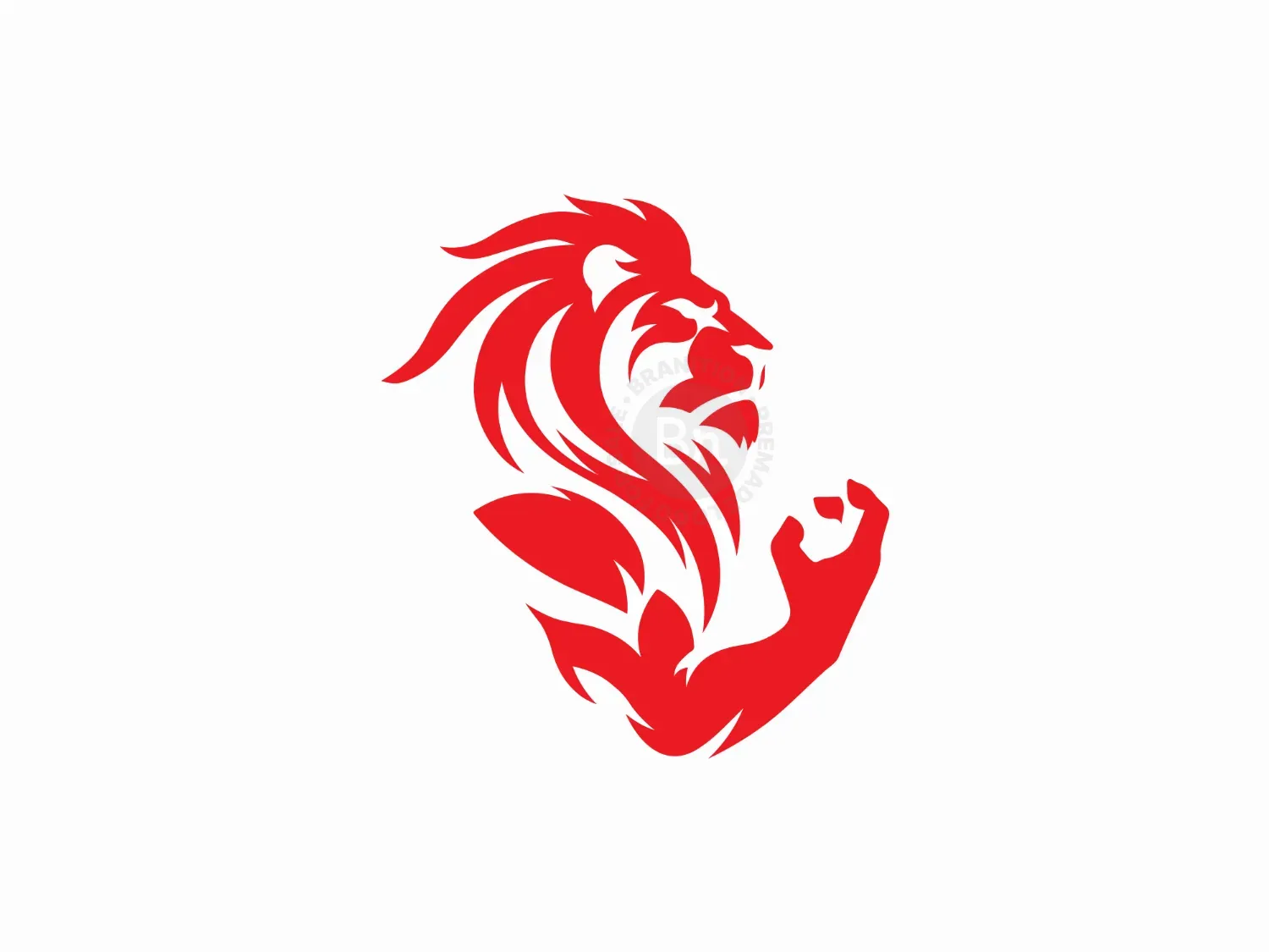 Abstract And Elegant Lion Logo