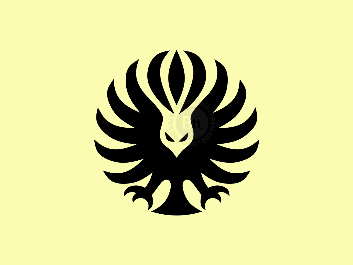 Simple Circle Eagle