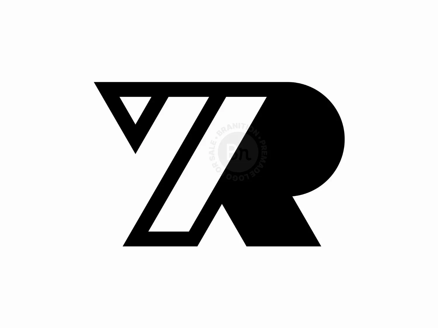 modern r logo logo 47