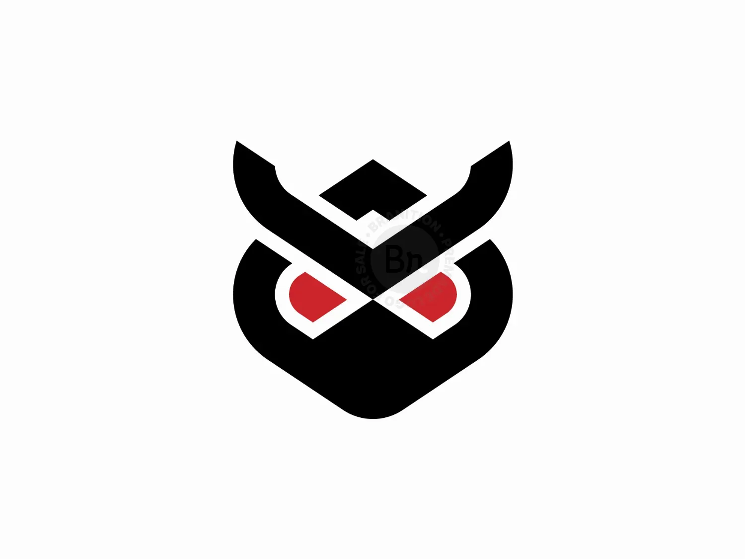 Head Owl Ninja Logo