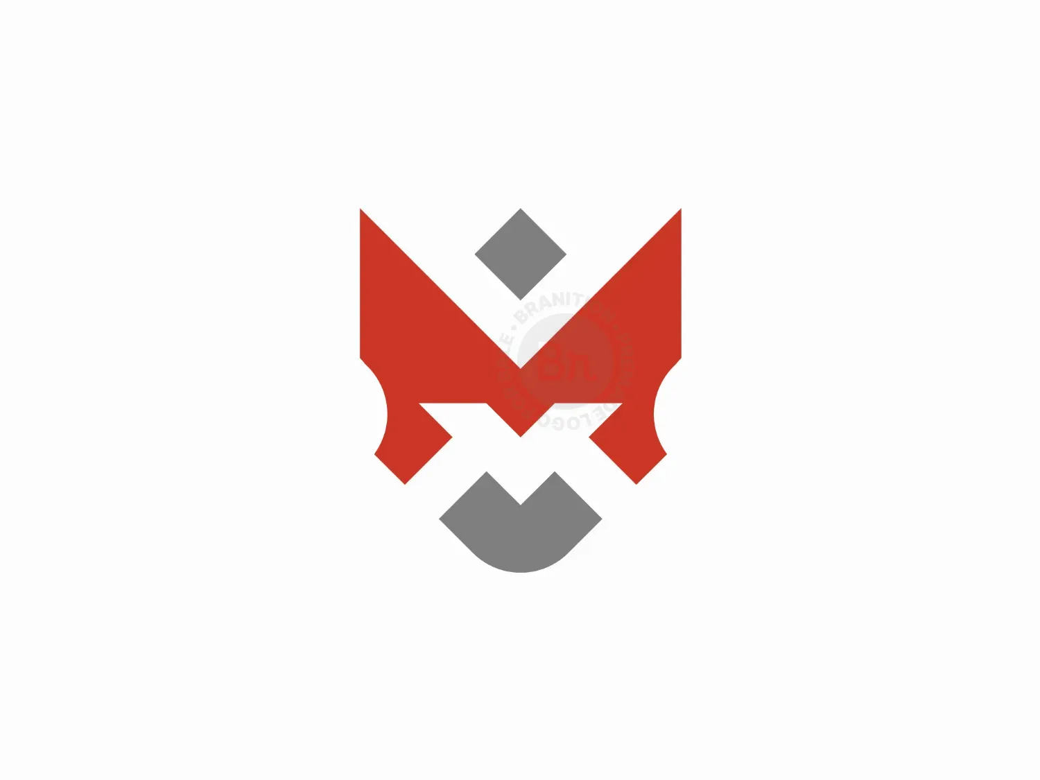 modern m logo logo 3