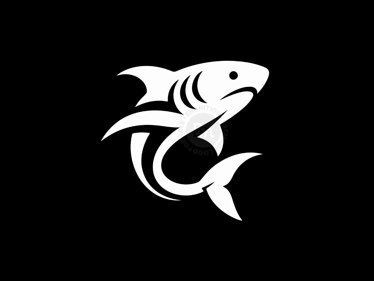 Elegant And Modern Shark Logo