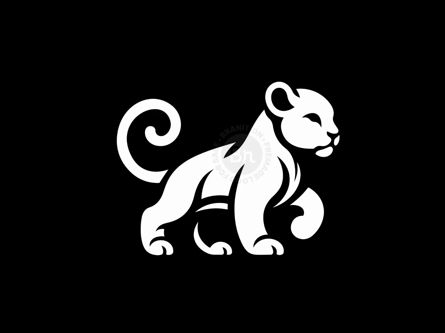 Elegant And Modern Baby Lion Logo