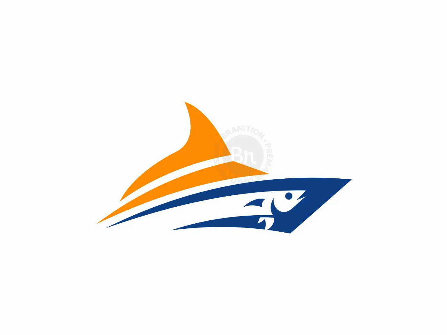 Fish Boat Logo